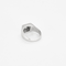 Bague 52 Elégante bague de type chevalière en or blanc et diamants 58 Facettes DV27468-68-52-1