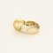 Bague 52 Bague en or jaune, or gris, diamants et perle de culture Gold 58 Facettes DV11015-1-52-1