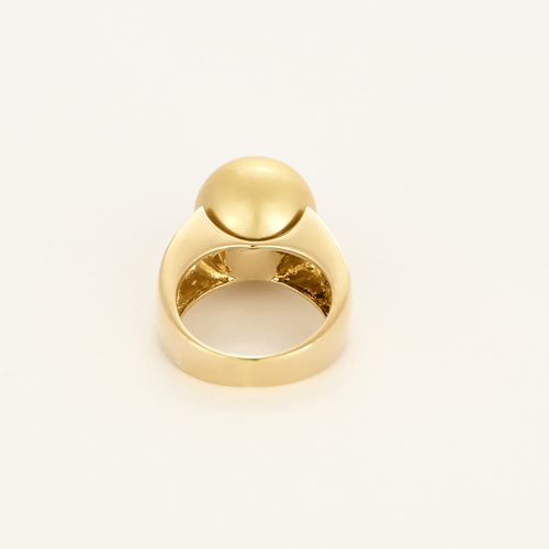 Bague 52 Bague en or jaune, or gris, diamants et perle de culture Gold 58 Facettes DV11015-1-52-1