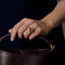 Bague 53 MAUBOUSSIN -  «Aloha» - Bague jonc en or jaune, citrine et nacre blanche 58 Facettes DV4648-5