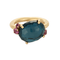 Bague 51 Pomellato - Bahia - Bague or rose topaze bleu et saphirs roses facettés. 58 Facettes DDV28825-1