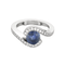 Bague 47,5 Bague en or gris, saphir et diamants 58 Facettes DV27208-1-475-5