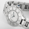 Montre Cartier - Must - Montre en acier à mouvement quartz et boitier rond 58 Facettes DV27342-10