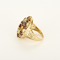Bague Bague cocktail en or jaune et pierres fines de couleurs 58 Facettes DV29018-2-DV0882-1