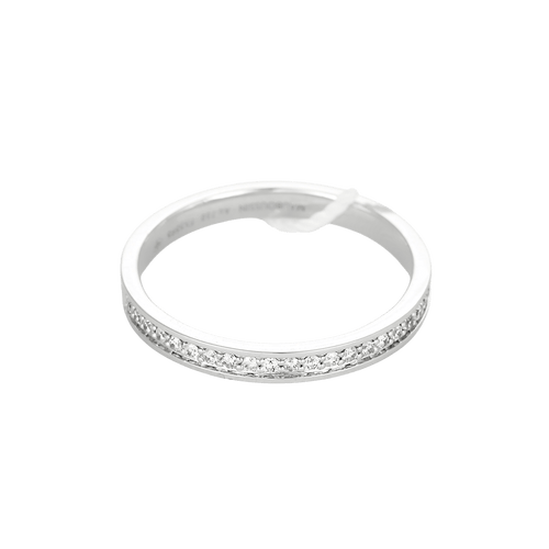 Bague 55 Mauboussin - Parce que je t'Adore - Alliance en or gris et diamants 58 Facettes DV28977-1