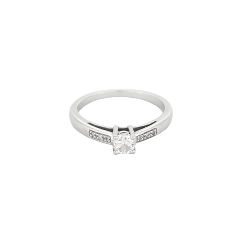 Bague 50 MAUBOUSSIN - "Tu es le sel de ma vie n°3 " - Bague or blanc et diamants 58 Facettes DV16108-1