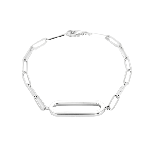 Bracelet DINH VAN - Maillon - Bracelet en or gris. 58 Facettes DV18596-4