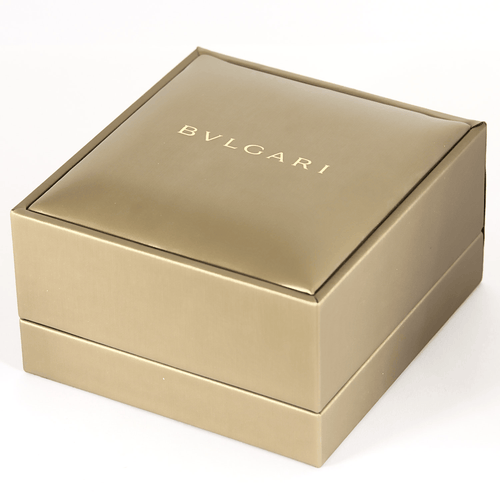 Bracelet BVLGARI - Bvlgari Bvlgari - Bracelet jonc ouvert en or jaune, onyx et diamants 58 Facettes DV27778-1