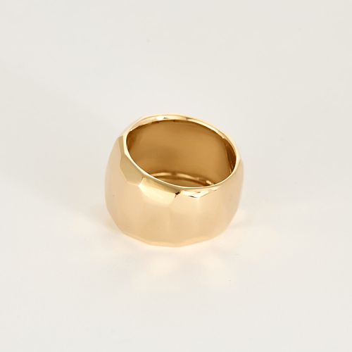 Bague 52 Bague moderniste en or rose et or noirci, diamants 58 Facettes DV0463-25