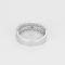 Bague 56 Bague double jonc en or gris et diamants 58 Facettes DV27556-3