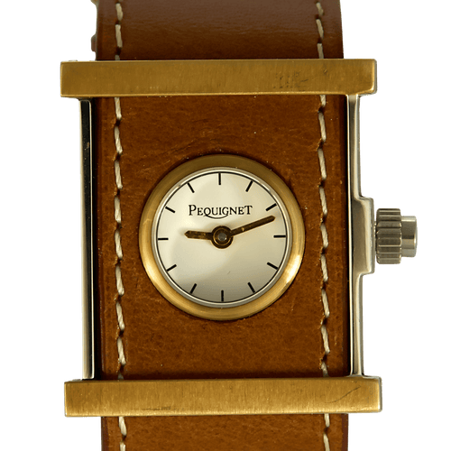 Montre Pequinet - Montre en acier à boitier rond et à mouvement quartz 58 Facettes DV27774-2