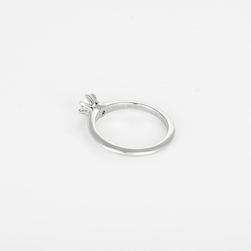 Bague TIFFANY & CO - Bague Solitaire en platine et diamant 58 Facettes DV27966-1-515-5