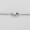 Collier Chaîne et Pendentif en or gris lapis lazuli et petits diamants. 58 Facettes DV31008-1