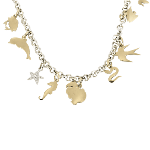 Collier DODO - Collier argent et pampille en or jaune 58 Facettes DV28077-12