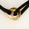 Bracelet Cartier - Trinity Bracelet trois or 18K et cordon 58 Facettes DV28077-9