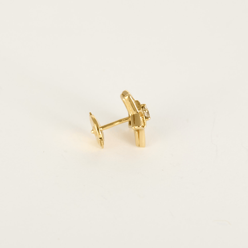 Boucles d'oreilles CHANEL – Comète Géode – Paire de Boucles d’Oreilles en or jaune et diamants. 58 Facettes DV28077-11