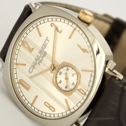 Montre CHAUMET - DANDY - Montre en acier, acier doré à boitier tonneau et à mouvement mécanique 58 Facettes DV27973-1