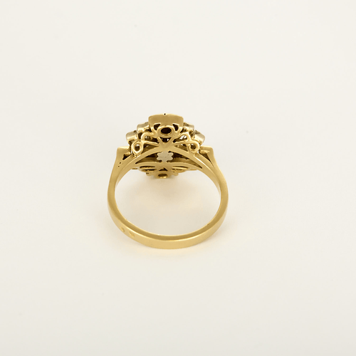 Bague 57 Bague en Or jaune 18k Diamant 58 Facettes DV31054-1