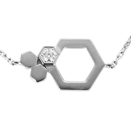 Bracelet Chaumet - Bee My Love - Bracelet en or gris et diamants 58 Facettes DV28948-1