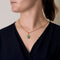 Pendentif Pendentif en or jaune, opale à fond noir et petits diamants 58 Facettes DV28167-1