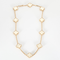 Collier Vintage Alhambra 10 motifs or rose et nacre 58 Facettes DV0967-6