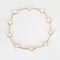 Collier Vintage Alhambra 10 motifs or rose et nacre 58 Facettes DV0967-6