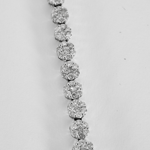 Collier en Or blanc et diamants : 13 carats 58 Facettes DV31073-1