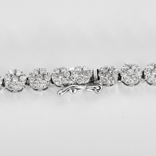 Collier en Or blanc et diamants : 13 carats 58 Facettes DV31073-1
