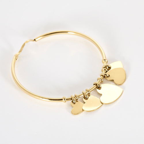 Boucles d'oreilles Dior - Coeurs Légers - Boucles d'oreilles or jaune 58 Facettes DV28077-8