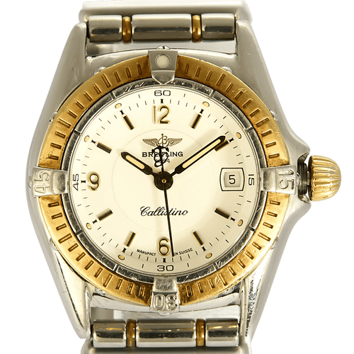 Montre Breitling, montre Castillino or et acier 58 Facettes DV4648-10