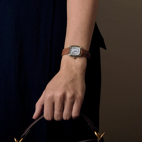 Montre Cartier, montre Gondole en or blanc et bracelet cuir 58 Facettes DV28812-3