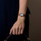 Montre Cartier, montre Gondole en or blanc et bracelet cuir 58 Facettes DV28812-3