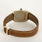 Montre Cartier, montre Gondole en or blanc et bracelet cuir 58 Facettes DV28812-3