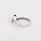 Bague 56 Bague en Or blanc 18k Rubis and Diamant 58 Facettes DV31025-1
