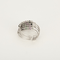 Bague 59 Bague harem en or gris 14K diamants, rubis et emeraudes 58 Facettes DV27050-2