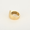 Bague 48 FRED - Ruban - Bague en or jaune et diamants. Moyen Modèle. 58 Facettes DV0015-4