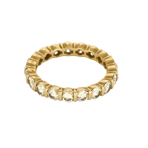 Bague 49 Alliances en Or jaune 18k Diamant 58 Facettes DV31355-1