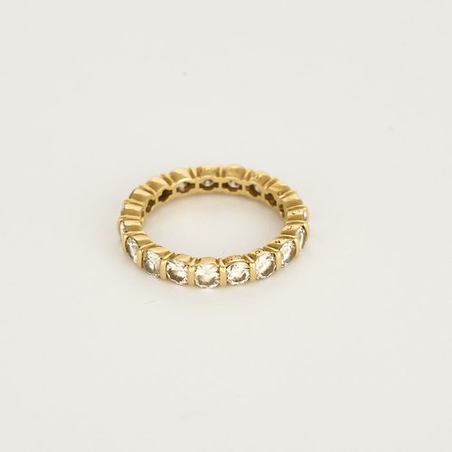 Bague 49 Alliances en Or jaune 18k Diamant 58 Facettes DV31355-1