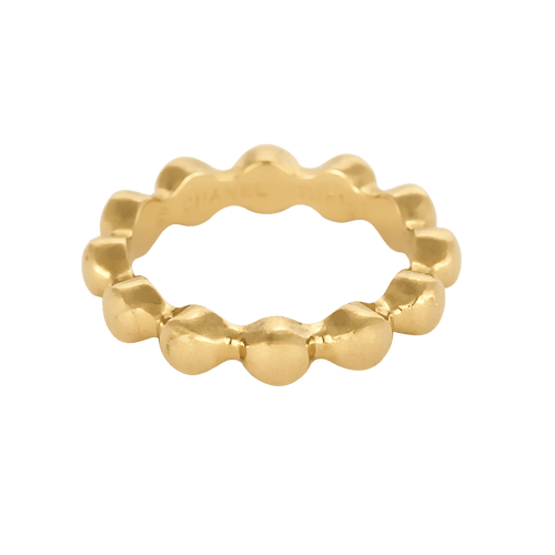 Bague 49 CHANEL – Alliance perlée en or jaune 58 Facettes DV28077-7