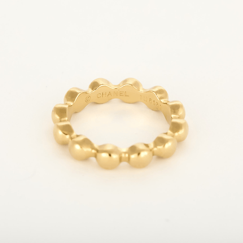 Bague 49 CHANEL – Alliance perlée en or jaune 58 Facettes DV28077-7