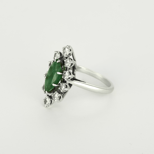 Bague 53 Bague en Or blanc 18k Diamant 58 Facettes DV31211-4