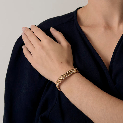 Bracelet Bracelet en Or jaune 18k 58 Facettes DV31211-2