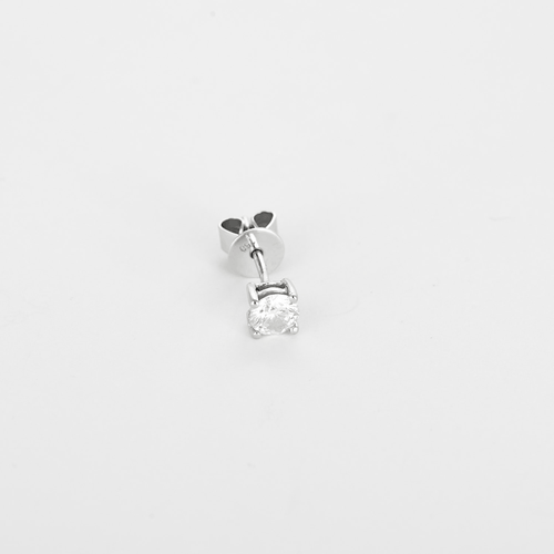 Paire de Boutons d'oreilles en or gris et diamant 0.35 carat environ 58 Facettes DV25824-1