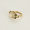 Bague 52.5 Bague en Or rose 18k Moonstone and Aquamarine 58 Facettes DV31353-1