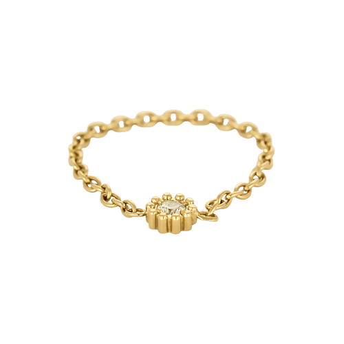 Bague 56 Bague en Or jaune 18k Diamant 58 Facettes DV31353-8