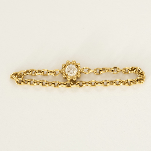 Bague 56 Bague en Or jaune 18k Diamant 58 Facettes DV31353-8