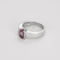 Bague 56 Bague Or blanc Saphir 58 Facettes DV31233-1