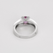 Bague 56 Bague Or blanc Saphir 58 Facettes DV31233-1