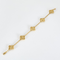 Bracelet Van Cleef Arpels Bracelet Vintage Alhambra en Or jaune 58 Facettes DV0370-9