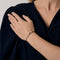 Bracelet DINH VAN - Menottes R8 - Bracelet cordon et or gris, diamants 58 Facettes DV31314-1
